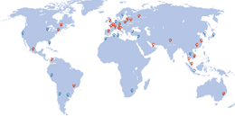 Map implantations Altios