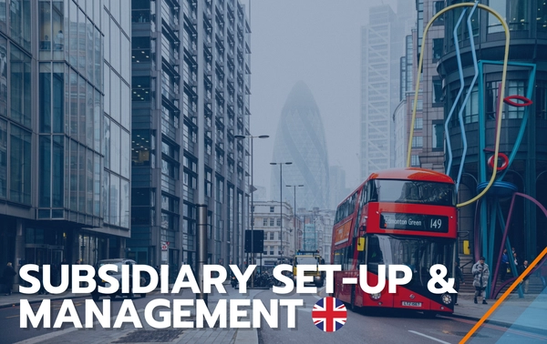 Set up a subsidiary company in the UK