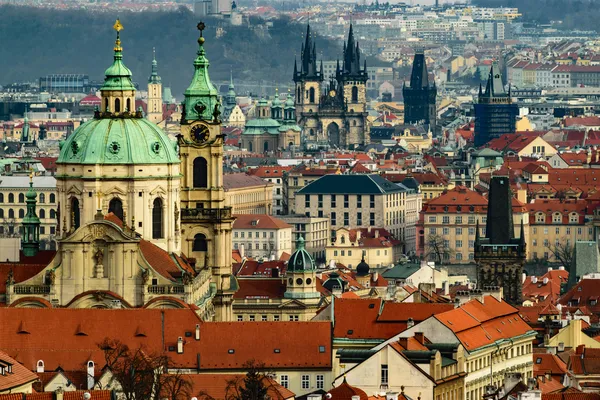 vista sulla città di praga