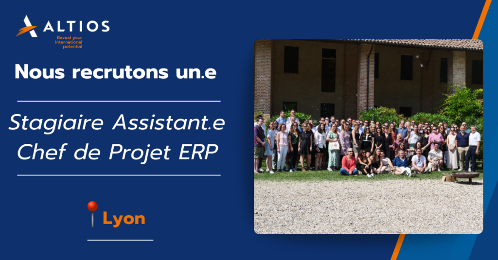 stage assistant chef de projet erp