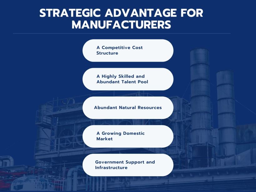 Strategic advantage for manufacturers