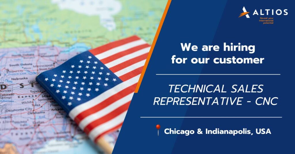 Technical Sales Representative - CNC USA CHICAGO INDIANAPOLIS